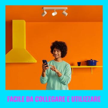 WiZ Faretto Bianco 1 Luce Smart, Wifi, Controllo Vocale,... - Marino Fa Mercato