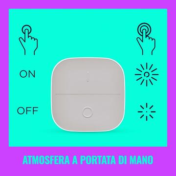 WiZ Button Interruttore Portatile per Luci Smart, Controllo... - Marino Fa Mercato