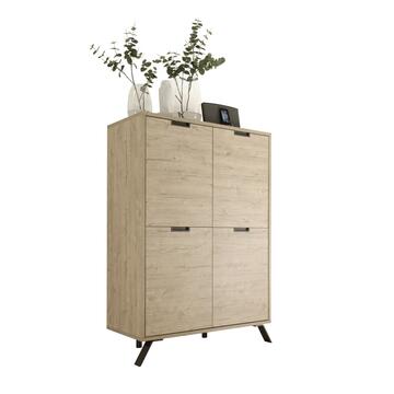 Madia alta a contenitore Palma 4 ante legno sherwood,... - Marino Fa Mercato