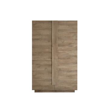 Madia alta a colonna Jupiter 2 ante in legno rovere,... - Marino Fa Mercato