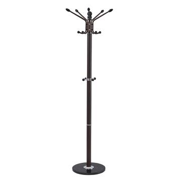 Attaccapanni in Plastica e Metallo h 174cm - Marrone