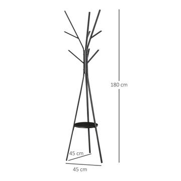 Appendiabiti Nora in Metallo Nero 180 cm - Marino Fa Mercato