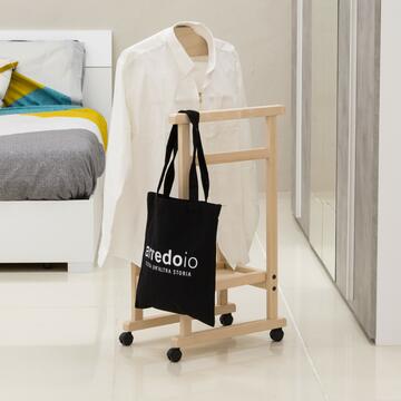 Indossatore da camera doppio servomuto Pratic in legno... - Marino Fa Mercato