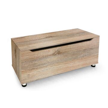 Panca contenitore - Salvaspazio Rovere 100x40x35 cm