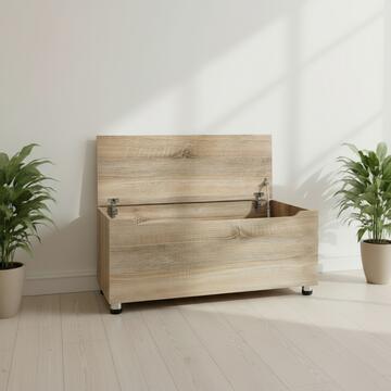 Panca contenitore - Salvaspazio Rovere 100x40x35 cm - Marino Fa Mercato