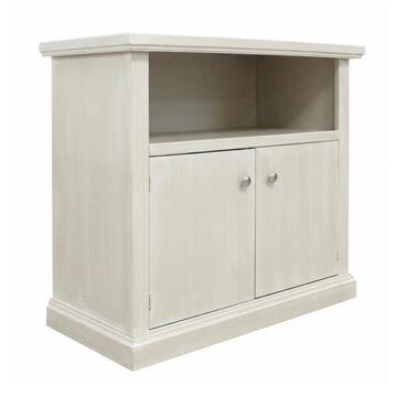 Mobile Porta TV Setà Decapè con Vano a Giorno + Scomparto Chiuso - Arte Povera - 87x40 h78 cm - Made in Italy