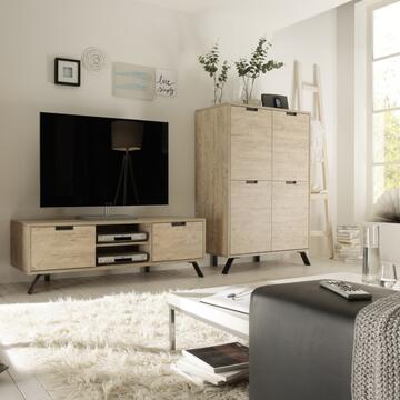 Mobile porta TV moderno Palma Sherwood 2 cassetti e... - Marino Fa Mercato