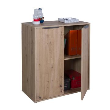 Mobiletto 2 Ante Facile Rovere Artisan 72x88x36 - Marino Fa Mercato