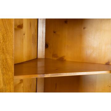 Credenza Classica ad Agolo con Alzata in Legno Massello... - Marino Fa Mercato