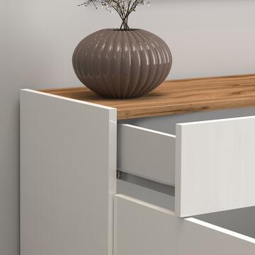 Credenza Garda 2 Ante + 1 Cassetto, L 80 cm, Bianco... - Marino Fa Mercato