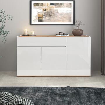 Credenza Garda 3 Ante + 1 Cassetto, L 120 cm, Bianco... - Marino Fa Mercato
