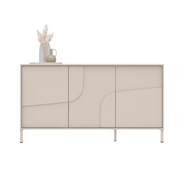 Madia Moderna 3 Ante Push and Pull Stone Cashmere 155x40... - Marino Fa Mercato