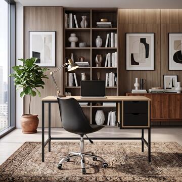 Scrivania Moderna Salvaspazio 120x48 h76 cm con Struttura... - Marino Fa Mercato