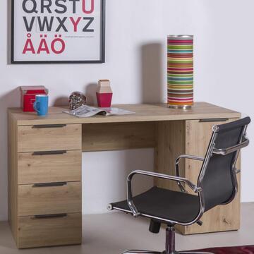 Scrivania Moderna per Ufficio - 4 Cassetti + 1 Anta... - Marino Fa Mercato