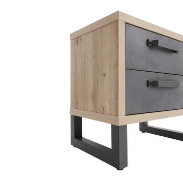 Comodino Moderno 2 Cassetti - 52x35 h53 cm - Camera... - Marino Fa Mercato