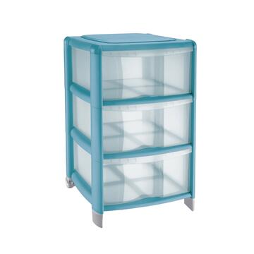 Cassettiera 3 Cassetti Colori Assortiti