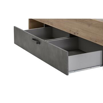 Letto con cassettiera 1 piazza e mezzo in legno rovere... - Marino Fa Mercato