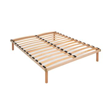 Rete materasso 1 piazza e mezzo a 13 doghe in legno faggio 120x190