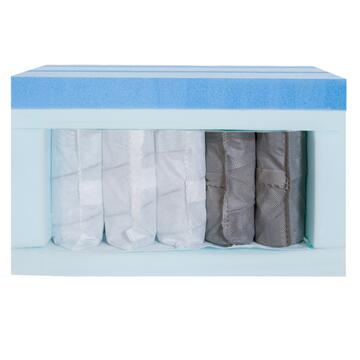 Materasso Terra 1 piazza e mezzo a molle e memory foam 120x190