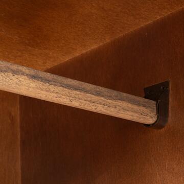 Armadio classico ad arco Gendarme in legno noce 2 ante... - Marino Fa Mercato