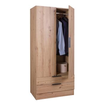 Armadio Moderno 2 Ante Battenti + 2 Cassetti - 82x46... - Marino Fa Mercato