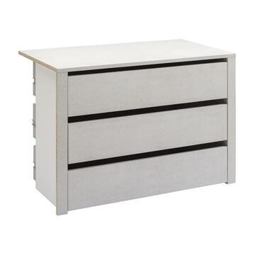 Cassettiera Interna per Armadio - 122,8x50,9 h63,9 cm - Camera da Letto - Colore Tessuto - Made in Italy
