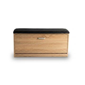 Panca con Scarpiera Salvaspazio Rovere 80x24 h41 cm,...