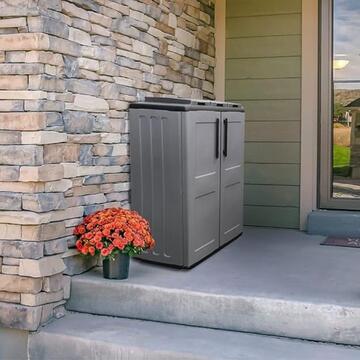 Armadio contenitore raccolta differenziata Eco - 3 Cesti