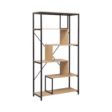 Libreria Moderna 5 Ripiani Zig Zag 85x35 h163 cm con...