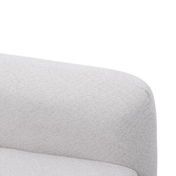 Poltrona Moderna Smoty Rivestita in Tessuto Beige 77x82x78cm - Marino Fa Mercato