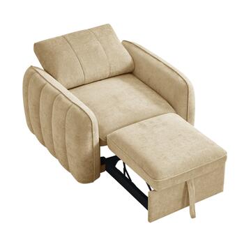Poltrona Letto Moderna Salvaspazio Colibrì Beige 106x105... - Marino Fa Mercato