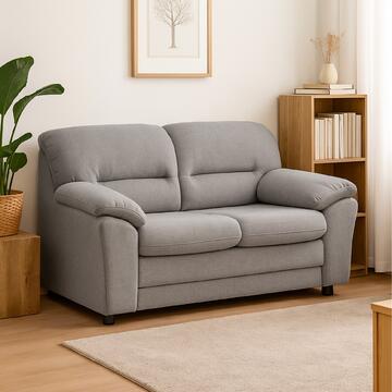 Divano 2 posti classico Bari grigio 150x85x90