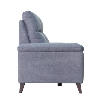 Divano Moderno 2 Posti Grigio con Sedute Ampie in Tessuto... - Marino Fa Mercato