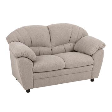 Divano Classico Lineare 2 Posti Melissa Sabbia 160x95 h83 cm con Cuscini Imbottiti