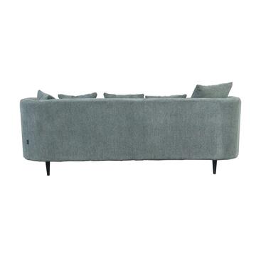 Divano Angus 3 Posti Grigio + 5 Cuscini inclusi 225x88x75cm - Marino Fa Mercato