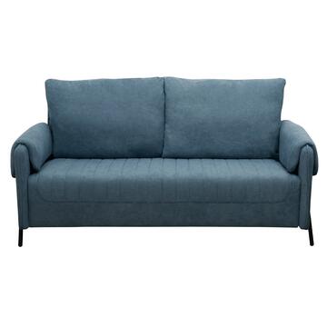 Divano 3 Posti Lineo Blu 164x76 h 89 cm in Tessuto... - Marino Fa Mercato