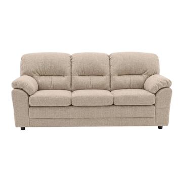 Divano 3 Posti Classico Bali Sabbia 200x85 h90 cm, Divano Lineare Made in Italy Marino Fa Mercato