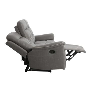 Divano 3 Posti Reclinabile Manualmente Daven 212x101x97cm... - Marino Fa Mercato