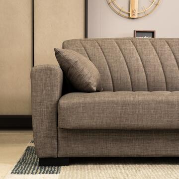 Divano Letto Sanem Beige/Grigio Click Clac 3 Posti... - Marino Fa Mercato