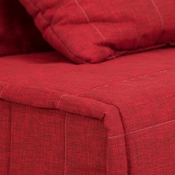 Divano Letto Bomber Rosso 1 Piazza e Mezzo, Sfoderabile... - Marino Fa Mercato