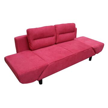 Divano Letto 2 Posti Salvaspazio Rosso con Braccioli... - Marino Fa Mercato