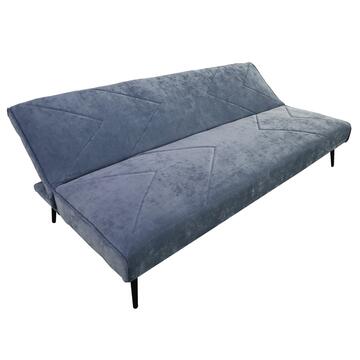 Divano Letto Petalo Blu Clic Clac 3 Posti, in Poliestere... - Marino Fa Mercato