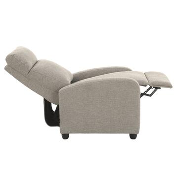 Poltrona Kippy Tortora Chiaro, Reclinabile Manualmente,... - Marino Fa Mercato