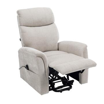 Poltrona Motorizzata Solea Beige - 2 Motori + Telecomando... - Marino Fa Mercato