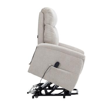 Poltrona Motorizzata Solea Beige - 2 Motori + Telecomando... - Marino Fa Mercato