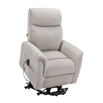 Poltrona Motorizzata Solea Beige - 2 Motori + Telecomando... - Marino Fa Mercato