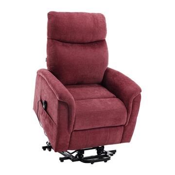 Poltrona Motorizzata Solea Rossa - 2 Motori + Telecomando... - Marino Fa Mercato