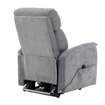 Poltrona Motorizzata Solea Grigia - 2 Motori + Telecomando... - Marino Fa Mercato