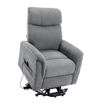 Poltrona Motorizzata Solea Grigia - 2 Motori + Telecomando... - Marino Fa Mercato