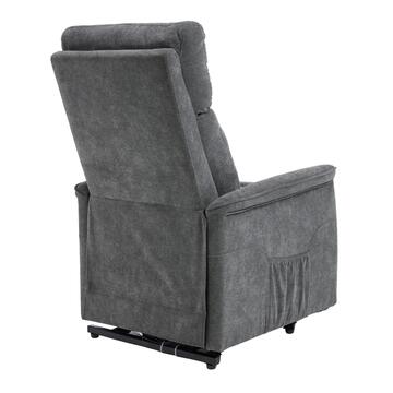 Poltrona Motorizzata Essenza Grigia - 1 Motore + Telecomando... - Marino Fa Mercato